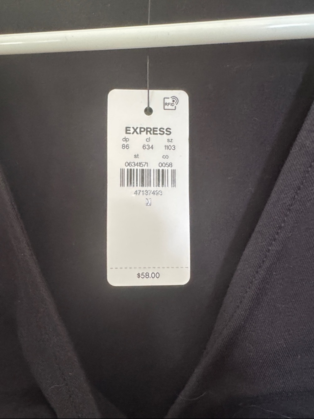 Express Black Ruffle-Sleeve Twist-Front V-Neck Bodysuit - Picture 2 of 8